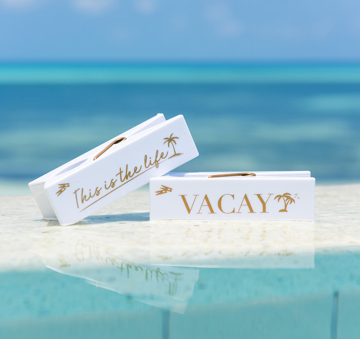 Vacay This Is The Life Towel Clips– Logo Pegs